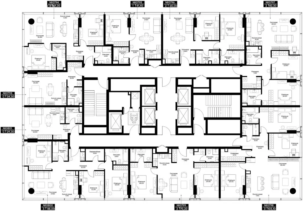 3-комнатная квартира: Москва, 3-я улица Ямского Поля (103.1 м) - Фото 1