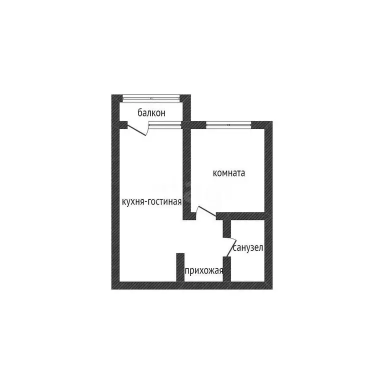 1-комнатная квартира: Краснодар, улица Героя Пешкова, 14 (35 м) - Фото 0