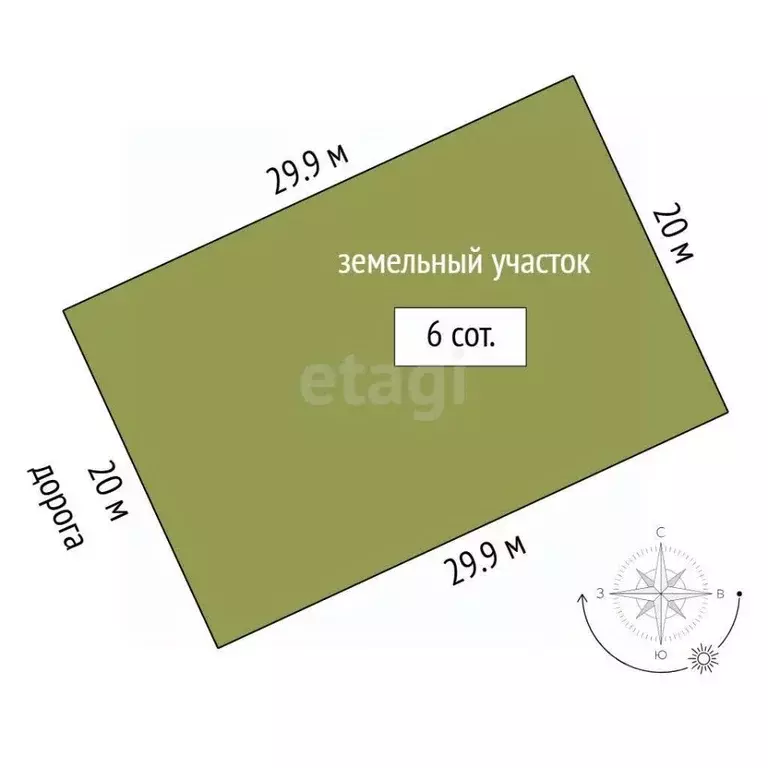 Участок в Тюменская область, Тюменский муниципальный округ, Онегин кп  ... - Фото 2