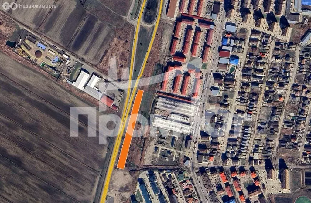Участок в Яблоновский, улица Тургеневское Шоссе, 14/2 (58.7 м) - Фото 1