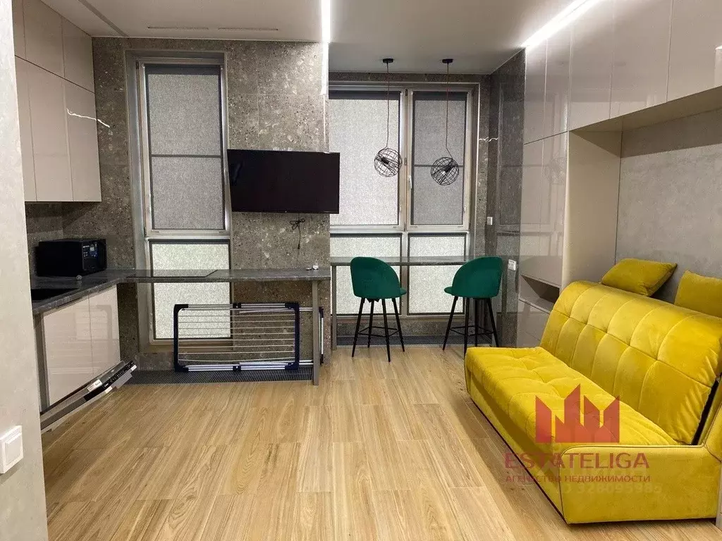 Студия Москва Выборгская ул., 9/1 (30.0 м) - Фото 1