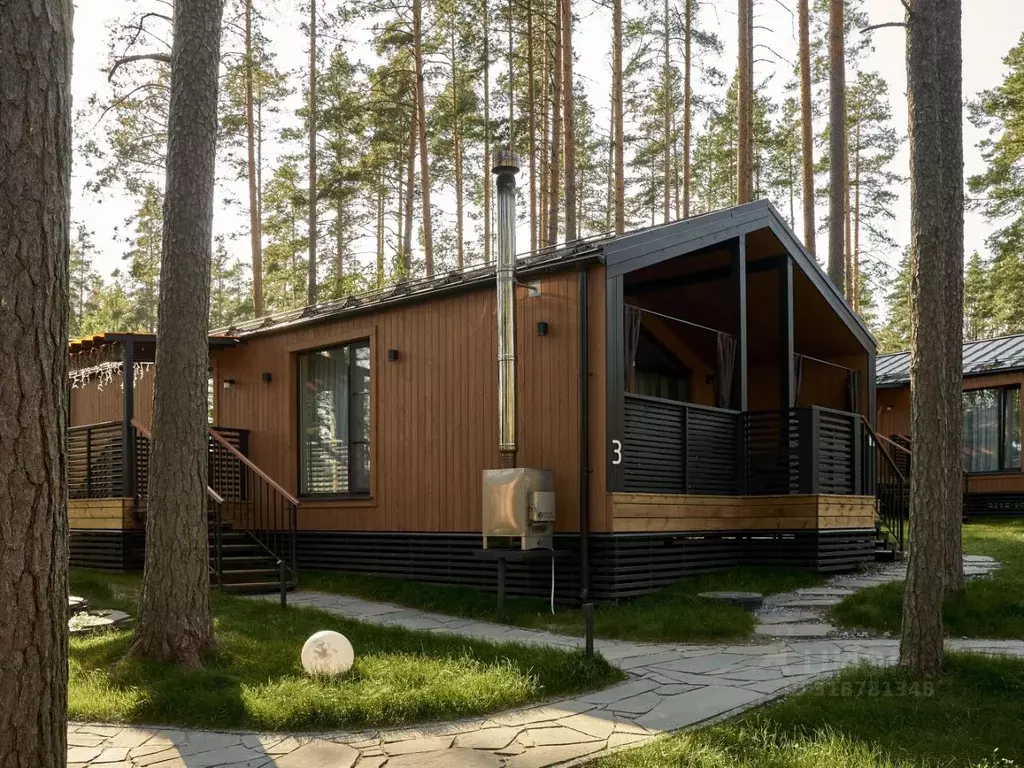 Дом в Ленинградская область, Выборгский район, Полянское с/пос, пос. ... - Фото 1