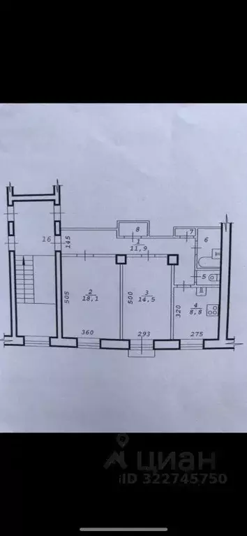 2-к кв. Новосибирская область, Новосибирск ул. Александра Невского, 16 ... - Фото 2