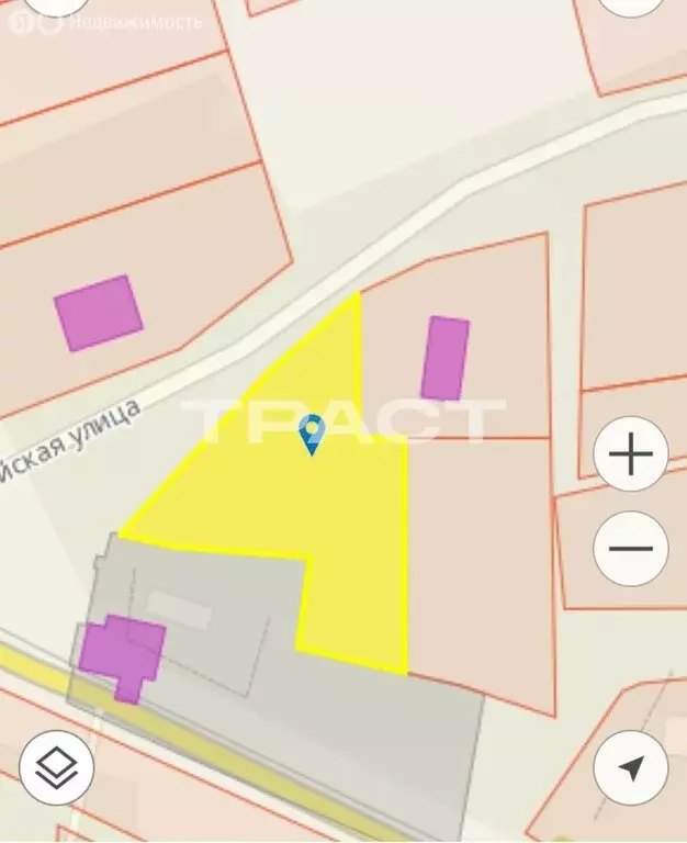 Участок в село Рыкань, Первомайская улица, 58Б (21 м) - Фото 1