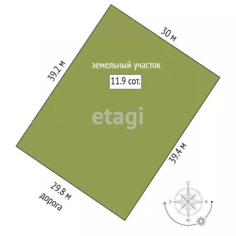 Участок в Ростовская область, Азов Азовский район,  (11.85 сот.) - Фото 2