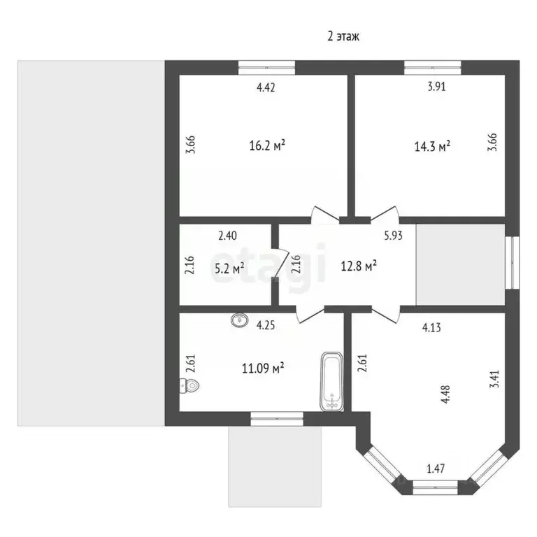 дом в тюменская область, тюмень проезд футбольный (200 м) - Фото 1