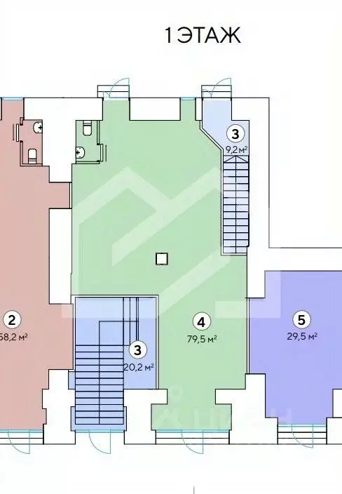 Торговая площадь в Москва 1-я Тверская-Ямская ул., 11 (80 м) - Фото 2