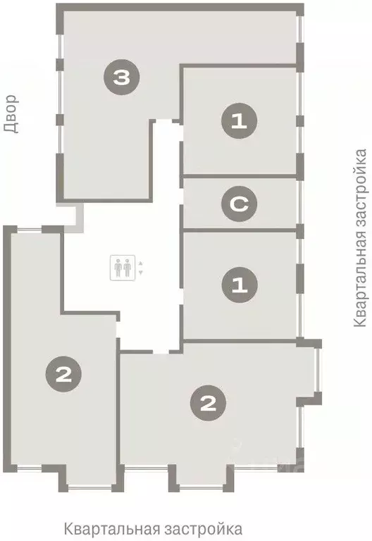 1-к кв. Тюменская область, Тюмень Мысовская ул., 26к1 (46.56 м) - Фото 1