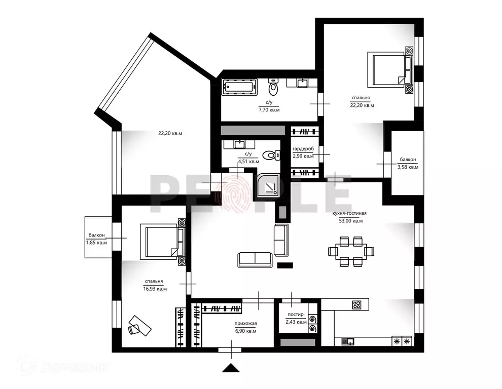 Продаётся 3-к квартира, 120.7 м - Фото 0