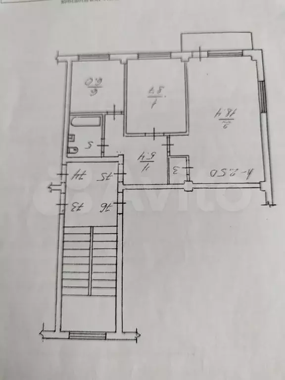 2-к. квартира, 42,4 м, 4/5 эт. - Фото 0