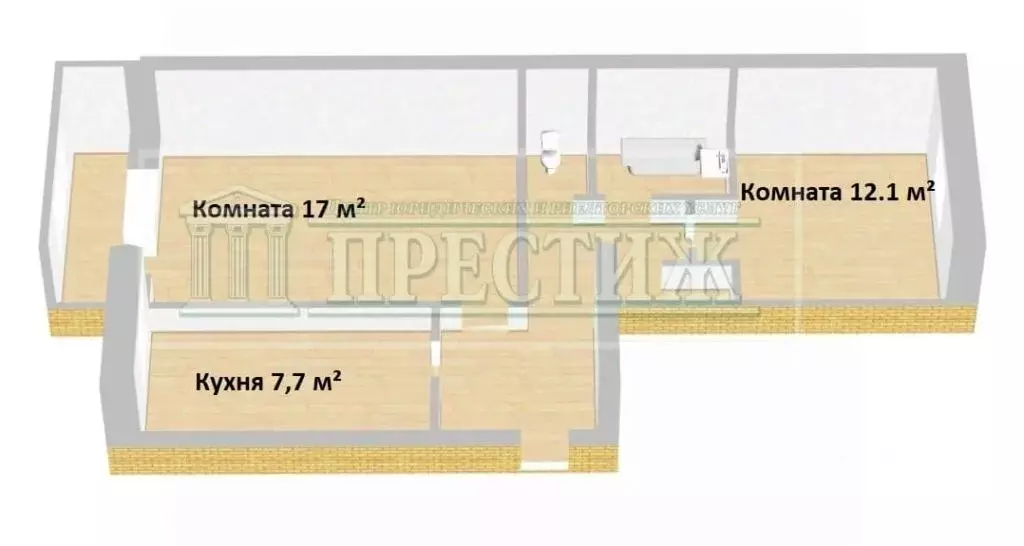 2-к кв. Ивановская область, Шуя ул. Генерала Белова, 31 (52.1 м) - Фото 1