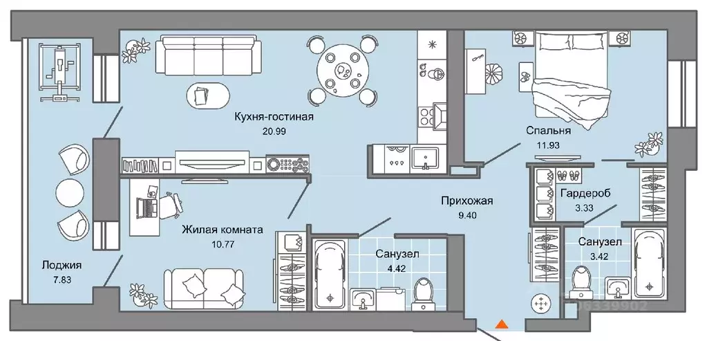 3-к кв. Ульяновская область, Ульяновск Новый Город мкр, Центральный ... - Фото 0