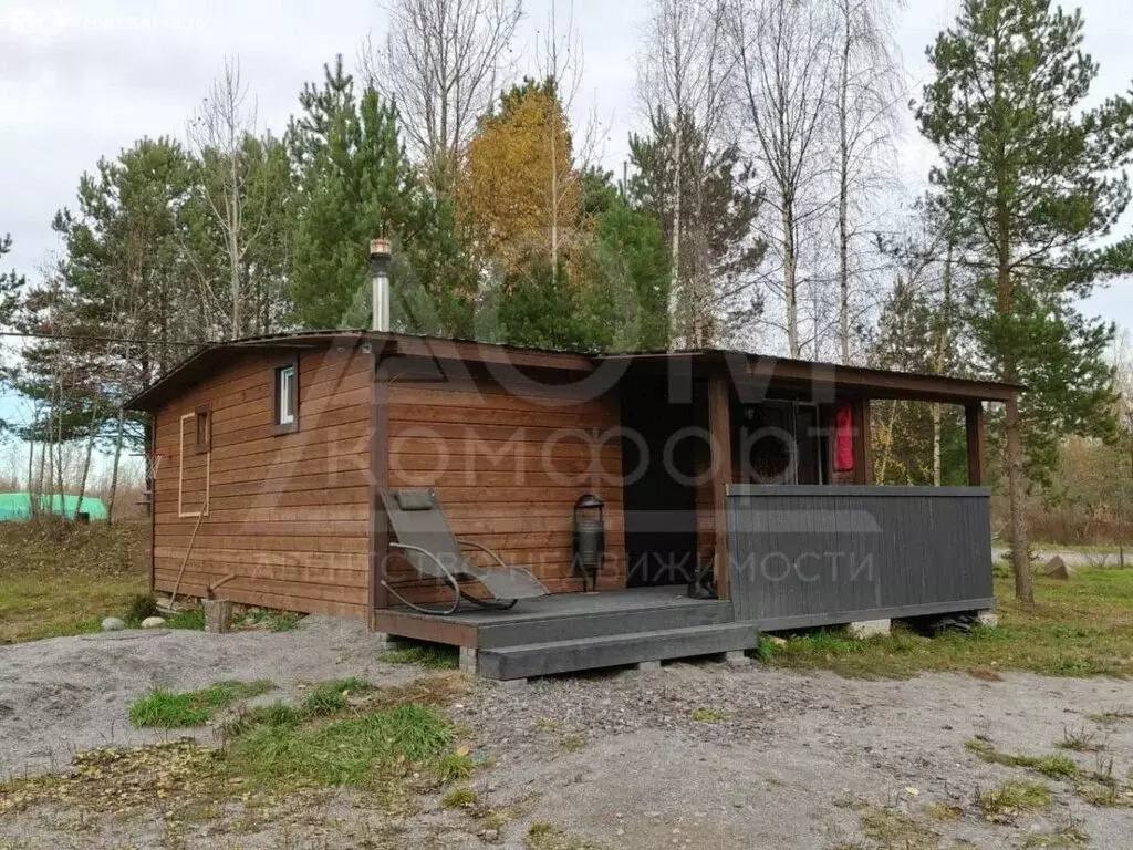 Дом в Ленинградская область, Приозерское городское поселение, посёлок ... - Фото 0