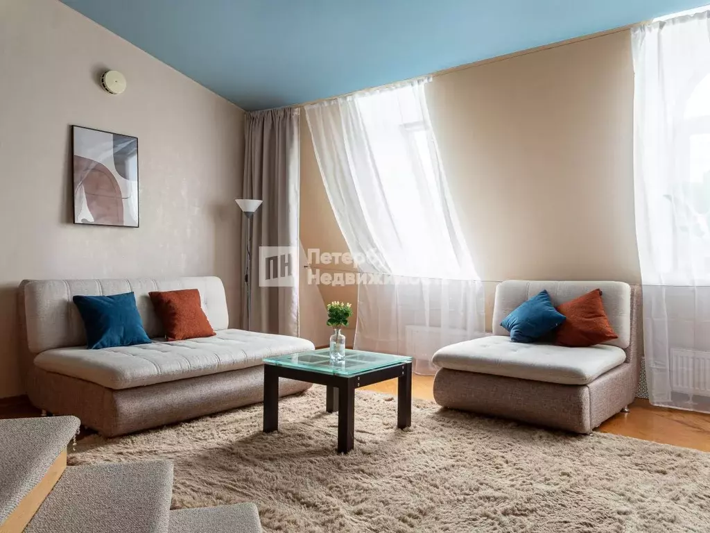 2-к кв. Санкт-Петербург 2-я Красноармейская ул., 9/3 (97.8 м) - Фото 1