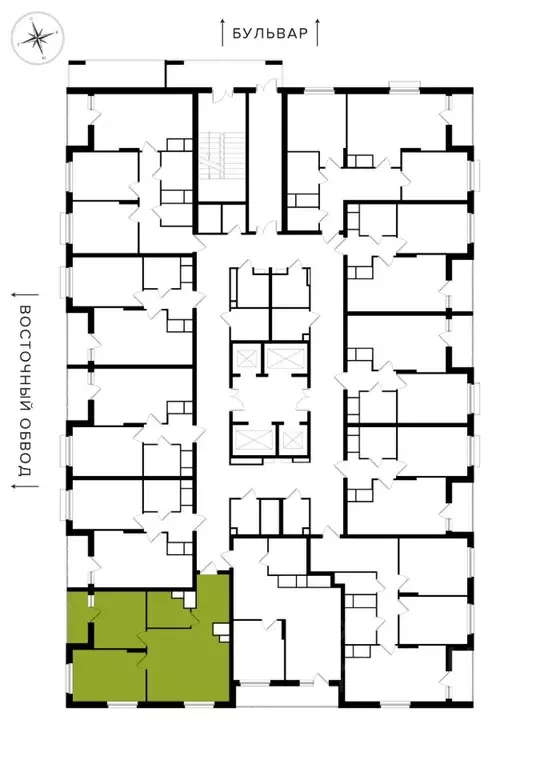 2-к кв. Тульская область, Тула  (56.1 м) - Фото 2