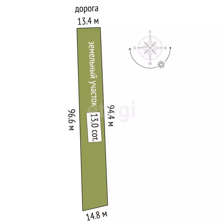 Участок в Тюменская область, Нижнетавдинский муниципальный округ, с. ... - Фото 1