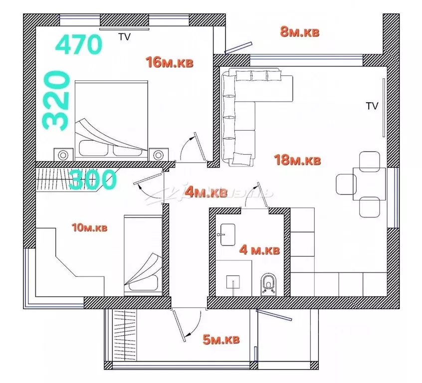 Дом в Крым, Симферопольский район, Молодежное пгт, Аграрник СНТ ул. ... - Фото 2