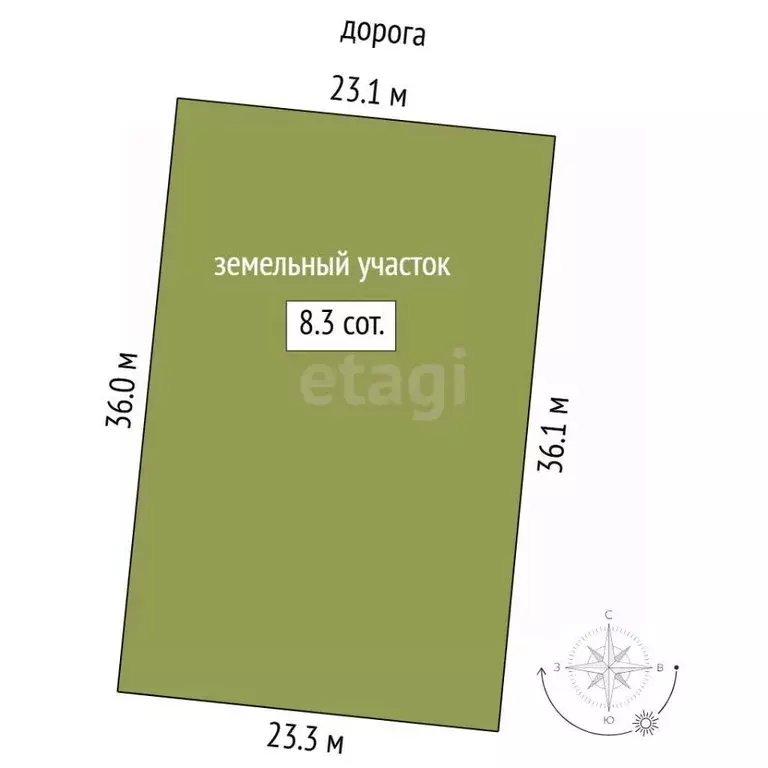 Участок в Тюменская область, Тюмень СОСН Березка-3 тер., ул. 9-я (8.35 ... - Фото 2