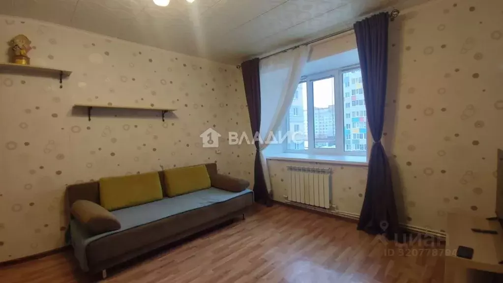 1-к кв. Татарстан, Зеленодольск просп. Строителей, 26 (37.7 м) - Фото 1