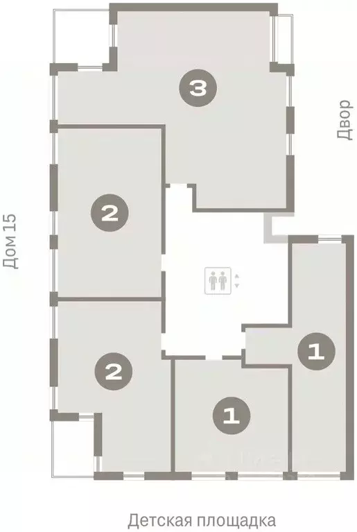 3-к кв. Свердловская область, Екатеринбург ул. Гастелло, 19А (114.24 ... - Фото 2