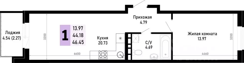 1-к кв. Краснодарский край, Анапа муниципальный округ, Нижняя ... - Фото 0