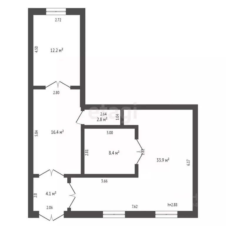Офис в Забайкальский край, Петровск-Забайкальский ул. Ленина, 1 (78 м) - Фото 2