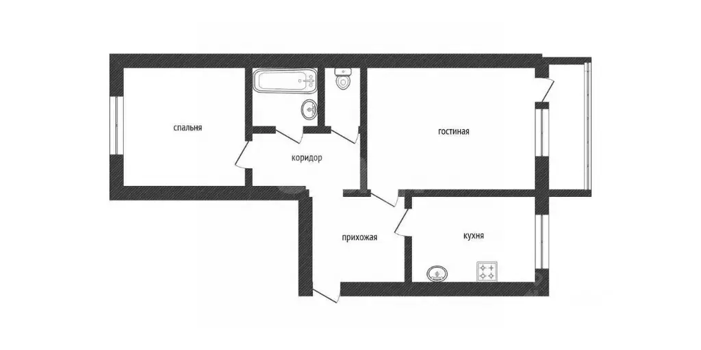2-к кв. Смоленская область, Смоленск туп. 1-й Минский, 3 (49.2 м) - Фото 1