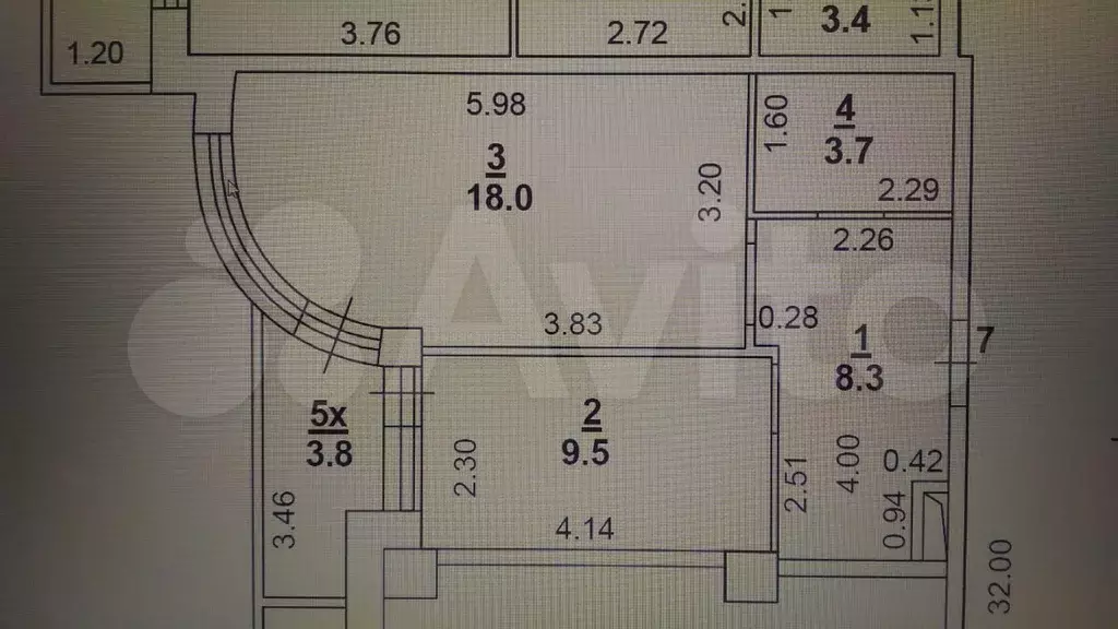 1-к. квартира, 50 м, 2/23 эт. - Фото 0