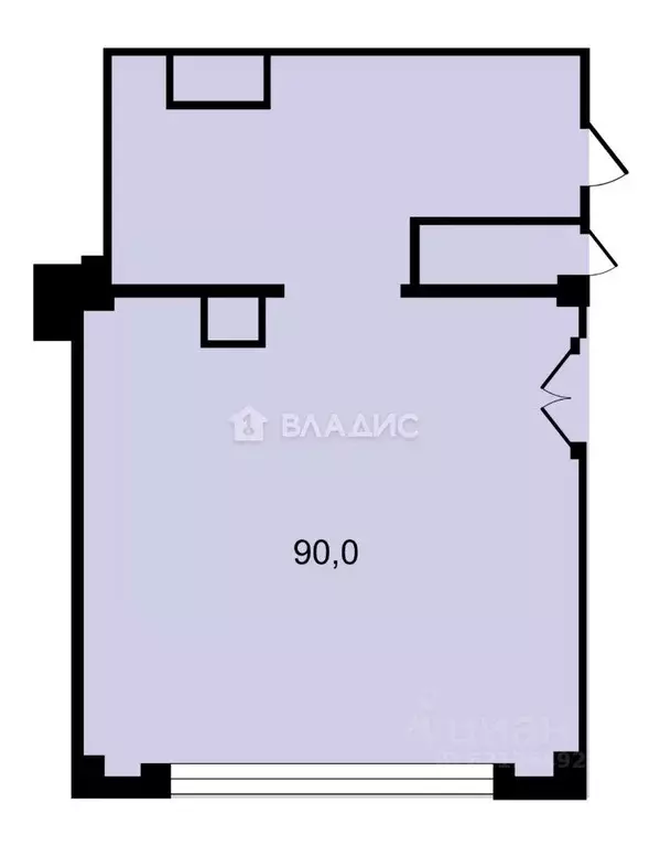 Офис в Санкт-Петербург Новгородская ул., 23 (90 м) - Фото 1