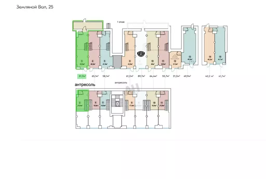 Помещение свободного назначения (82 м) - Фото 2