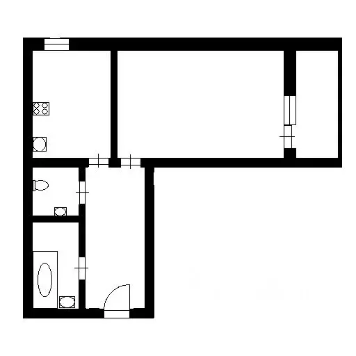 1-к кв. Новосибирская область, Новосибирск Фабричная ул., 22 (40.0 м) - Фото 2