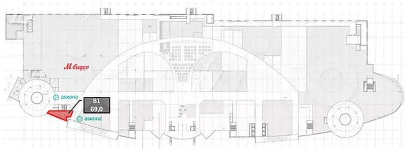 Помещение свободного назначения 69 м - Фото 1