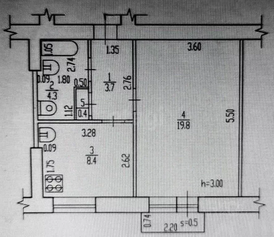 1-к кв. Брянская область, Брянск ул. Никитина, 12 (36.6 м) - Фото 2