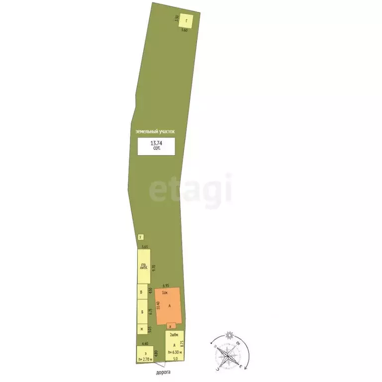 Дом в Ставропольский край, Кисловодск ул. Чапаева (200 м) - Фото 1