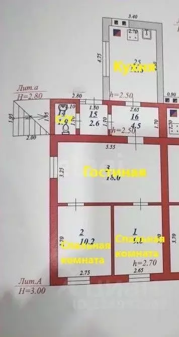 3-к кв. Краснодарский край, Красноармейский район, Полтавская ст-ца ... - Фото 2