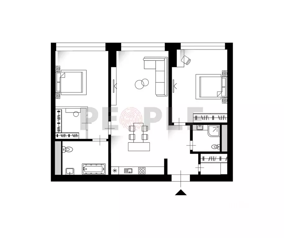 3-к кв. Москва Мичуринский просп., 56 (78.0 м) - Фото 1