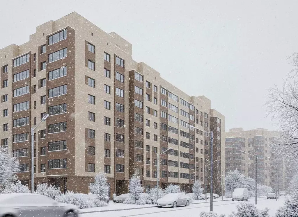 3-к кв. Ярославская область, Ярославль Проектируемая ул., 1 (75.27 м) - Фото 1