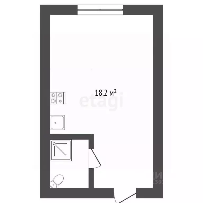 Комната Тюменская область, Тюмень Одесская ул., 20 (18.2 м) - Фото 2