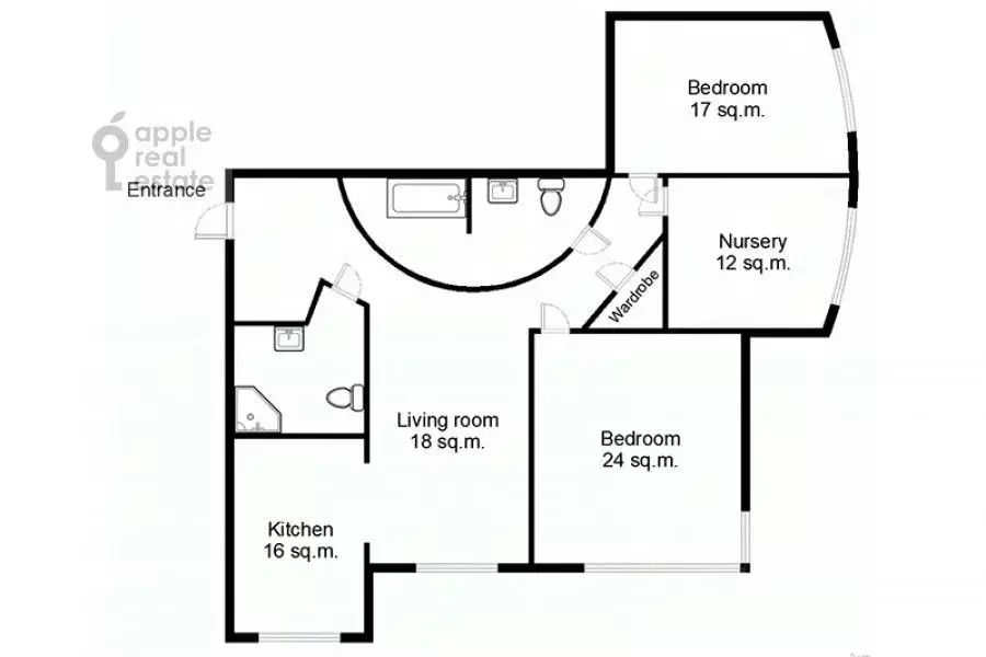 4-к кв. Москва бул. Генерала Карбышева, 16 (130.0 м) - Фото 2