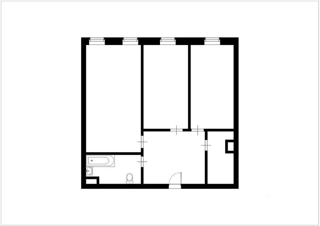 2-к кв. Санкт-Петербург Дегтярный пер., 26 (83.5 м) - Фото 1