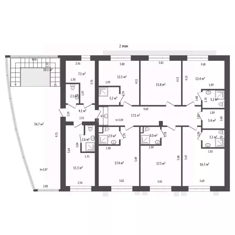 Помещение свободного назначения в Тюменская область, Тюмень ул. 50 лет ... - Фото 2