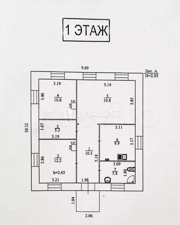 Дом 74,1 м на участке 10 сот. - Фото 0