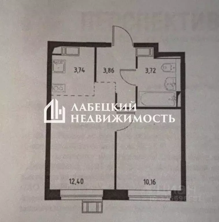 1-к кв. Москва ул. Аэростатная, 6к5 (33.7 м) - Фото 2