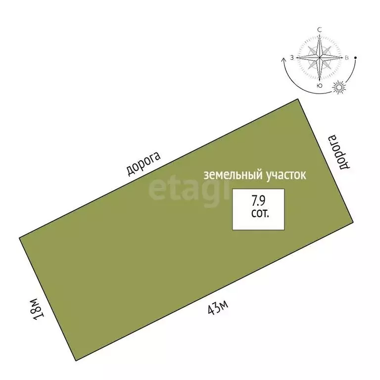 Участок в Медведевский район, Пекшиксолинское сельское поселение, ... - Фото 1