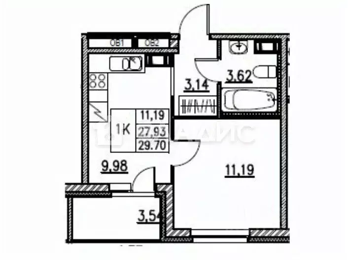 Студия Ленинградская область, Кудрово г. Всеволожский район, Заневское ... - Фото 2