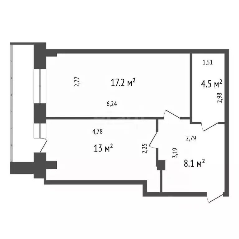 2-к кв. Красноярский край, Красноярск ул. Академика Киренского, 2и ... - Фото 2