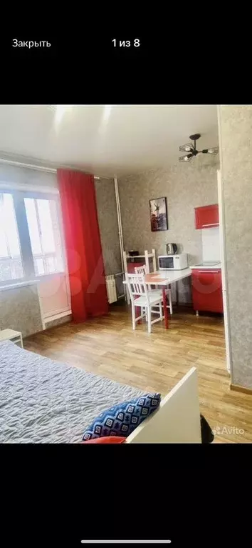 Квартира-студия, 31 м, 4/14 эт. - Фото 1