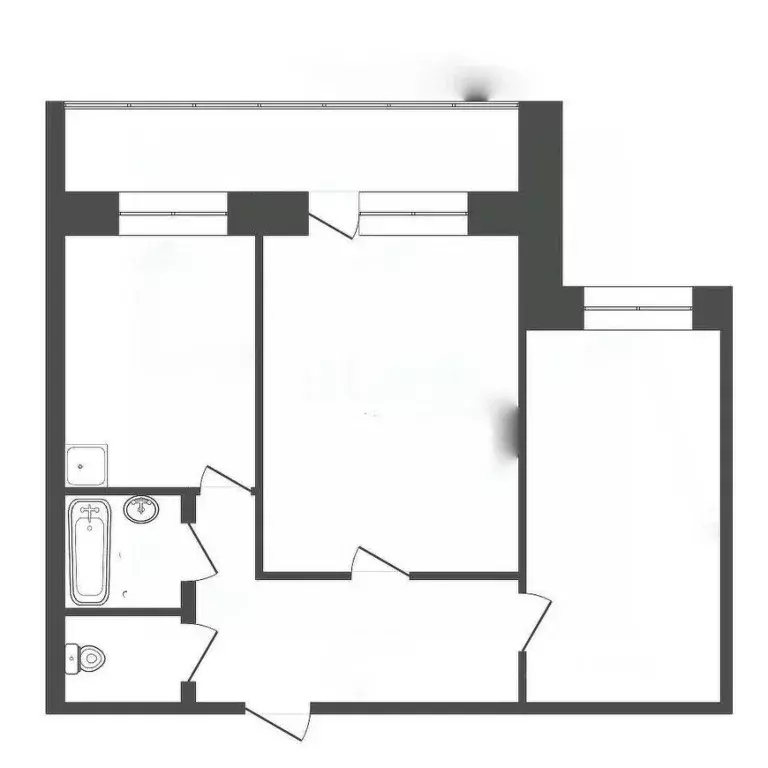 2-к кв. Кемеровская область, Кемерово просп. Ленина, 125 (43.9 м) - Фото 2