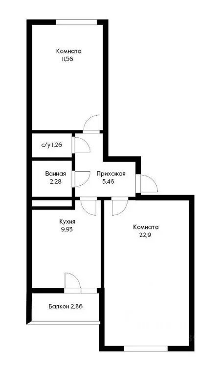 2-к кв. Адыгея, Тахтамукайский район, Старобжегокайское с/пос, Новая ... - Фото 2