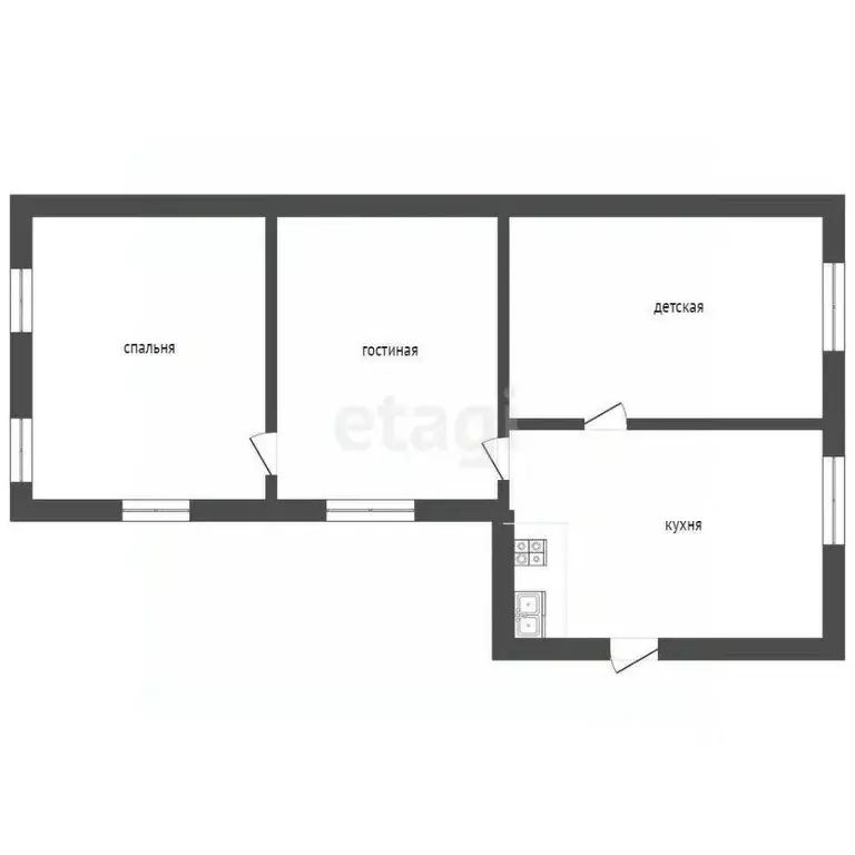 Дом в Тюменская область, Тюмень ул. Гастелло (57 м) - Фото 1